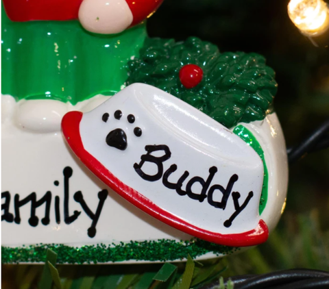 Personalised Pet Add-On Christmas Ornament | Personalised Christmas Decorations for Pets | WowWee.ie
