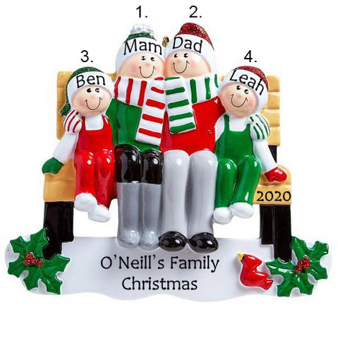 Personalised Christmas Ornaments 2020 New | Personalised Family Christmas Ornament | WowWee.ie