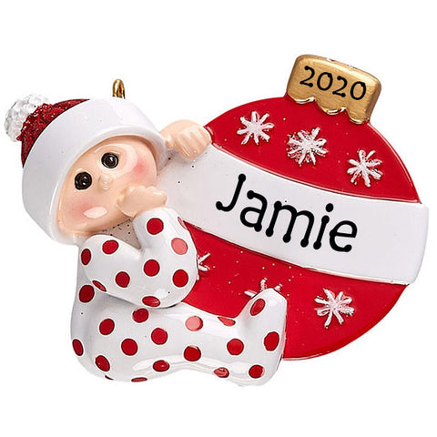 Personalised Christmas Decoration for Baby's First Christmas | Personalised Christmas Keepsakes for Baby | WowWee.ie