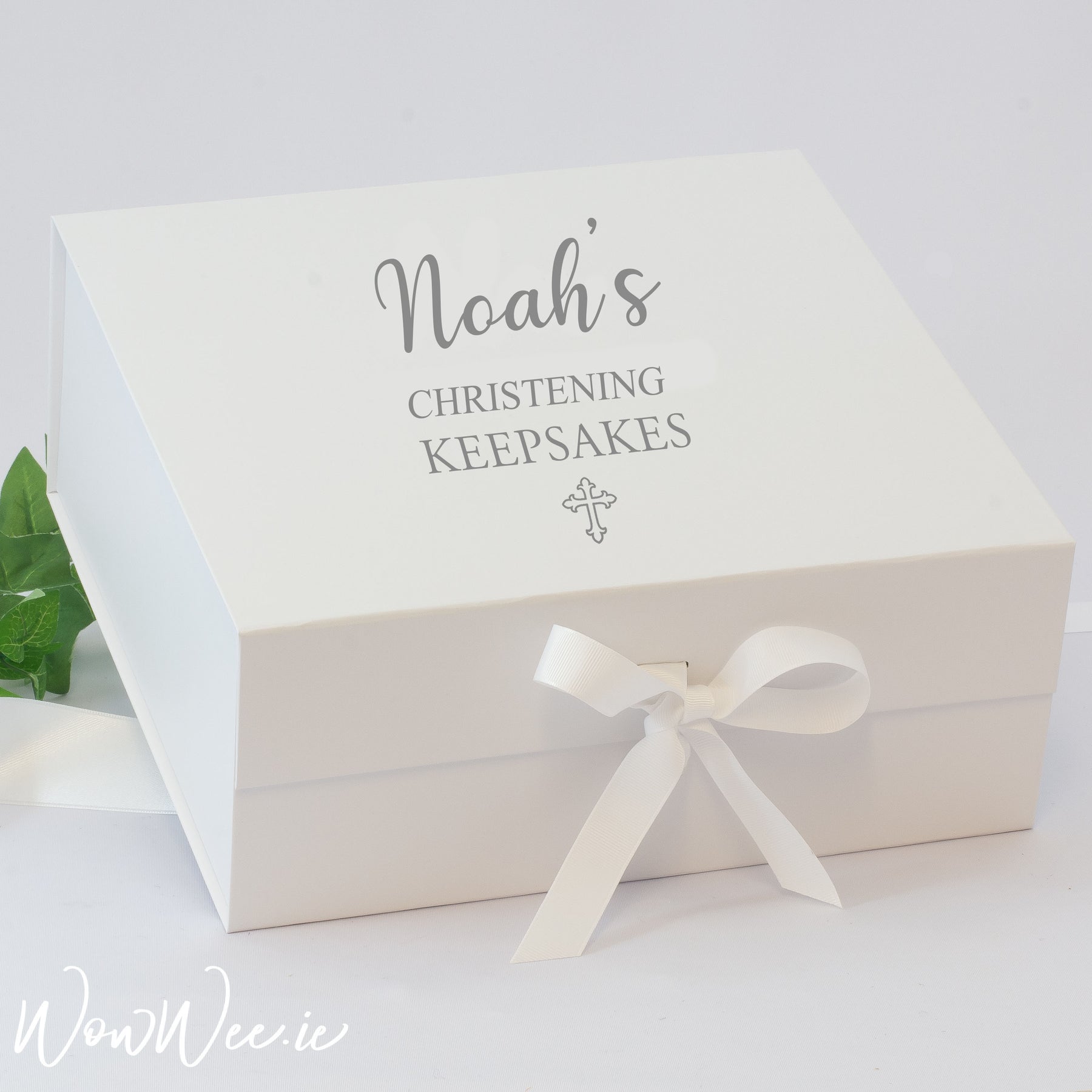 personalised christening keepsake box