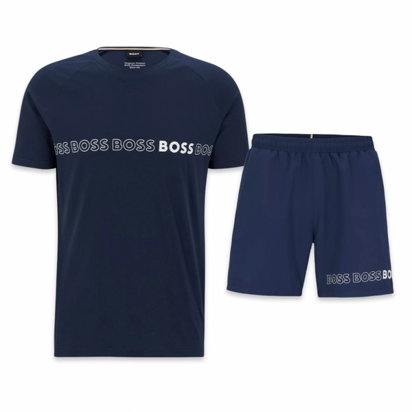 & Set – Shorts LuxStreet T-shirt Boss Hugo Orange\' \'Black &