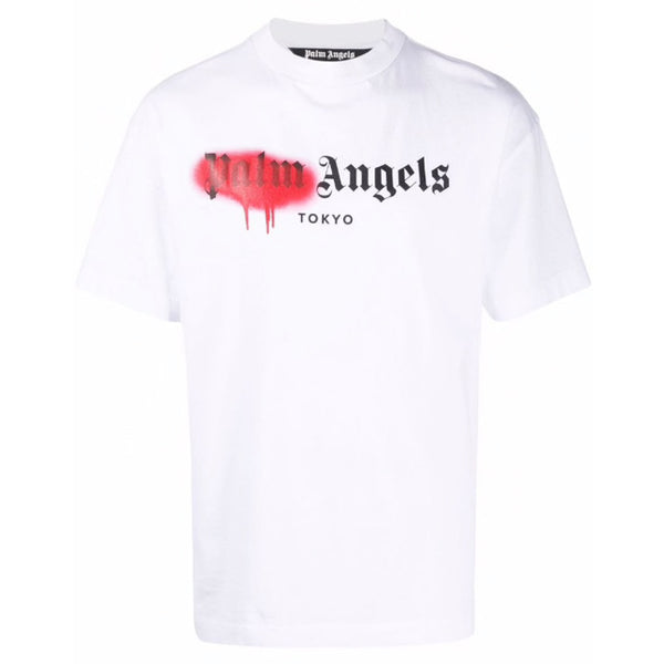 Palm Angels Sprayed T Shirt Las Vegas / Designer T-shirt for 