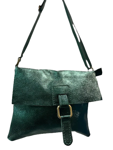 AMICI Tropea Metallic Bag - EMERALD – instoreclothing