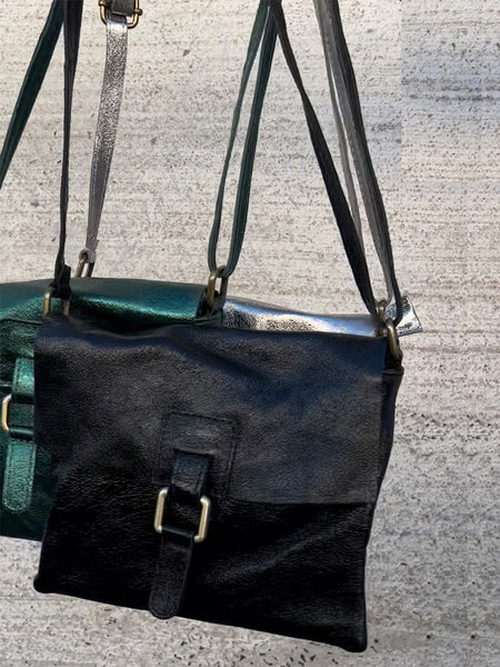 AMICI Tropea Metallic Bag - BLACK – instoreclothing