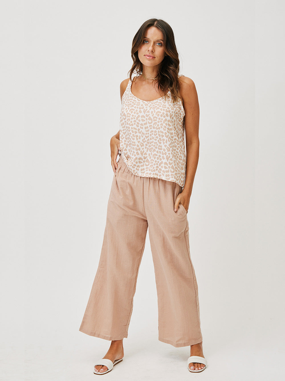 CARTEL & WILLOW Leah Pant - CINNAMON – instoreclothing