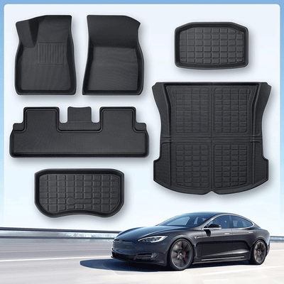 Tesla Model 3 Seat Covers, 2017-2023 Tesla Model 3 Leather Seat Covers, Set  of 9pcs – TAPTES -1000+ Tesla Accessories
