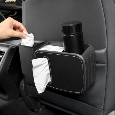 TAPTES Alcantara Foldable Seat Back Magnetic Garbage Bag for Tesla Mod –  TAPTES -1000+ Tesla Accessories