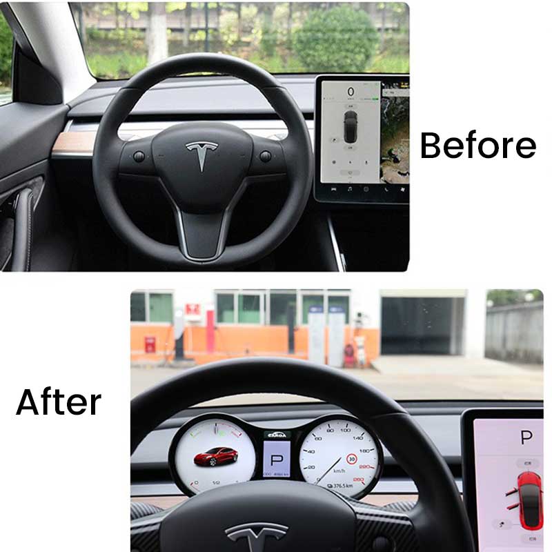 Taptes Tesla Model 3 Model Y Head Up Display Dual System Hud Instrumen