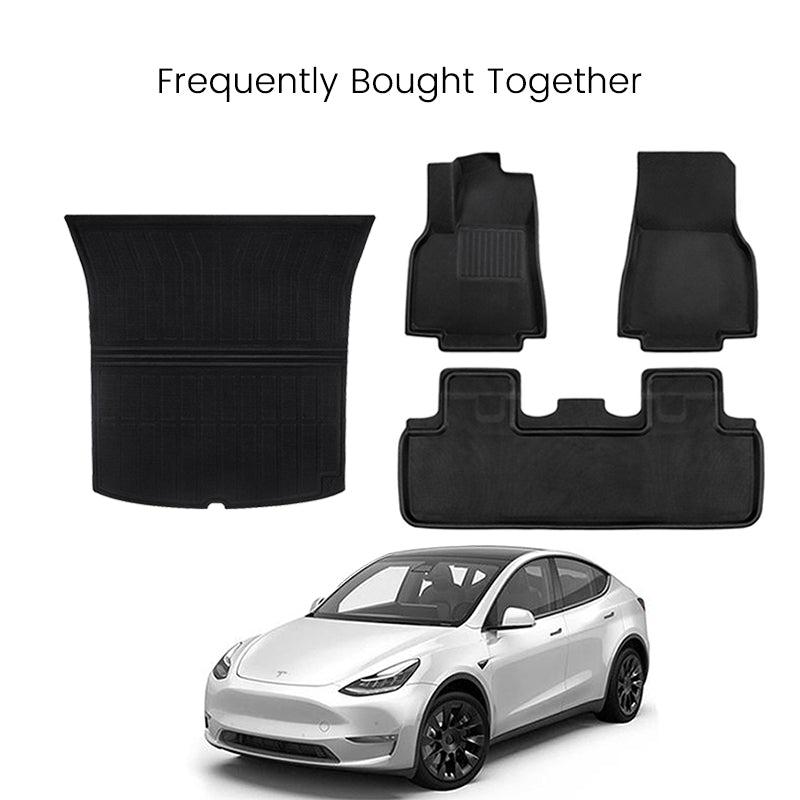 ZYCHUANGYING Fit Tesla Model Y Trunk Mat Cargo Mat Dog Cover Mat 2020 2021 2022 Tesla Model Y Seater Car Trunk Liner - 3