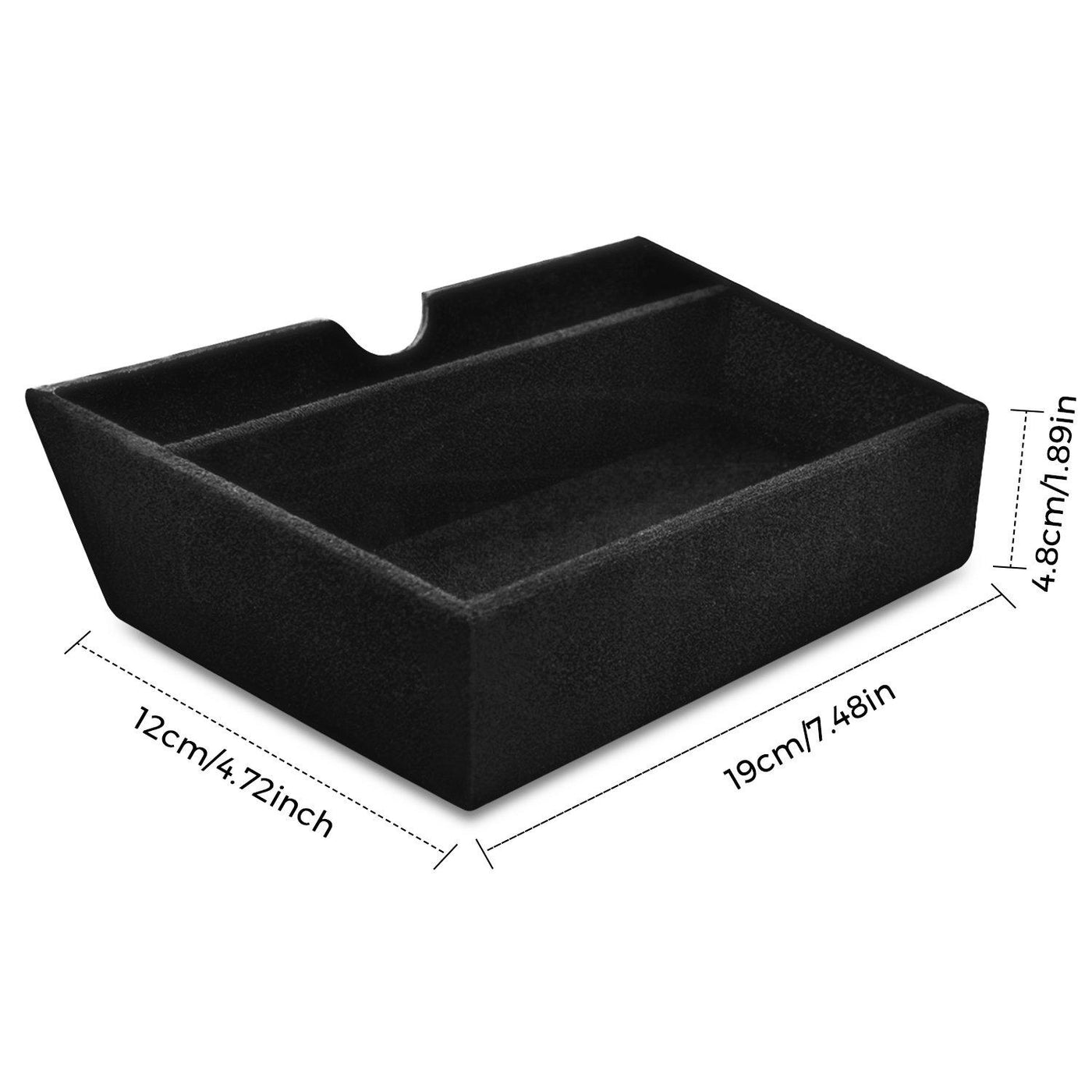 Center Console Cubby Compartment Drawer Storage Box For Tesla Model S - TAPTES