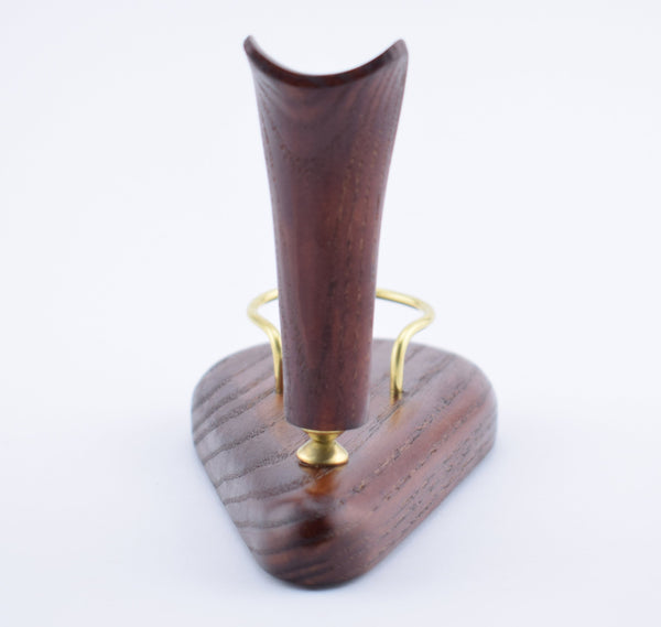NEW Wooden Rack, Stand, Holder "Sail #2" for 1  tobacco smoking Pipe, Ash wood