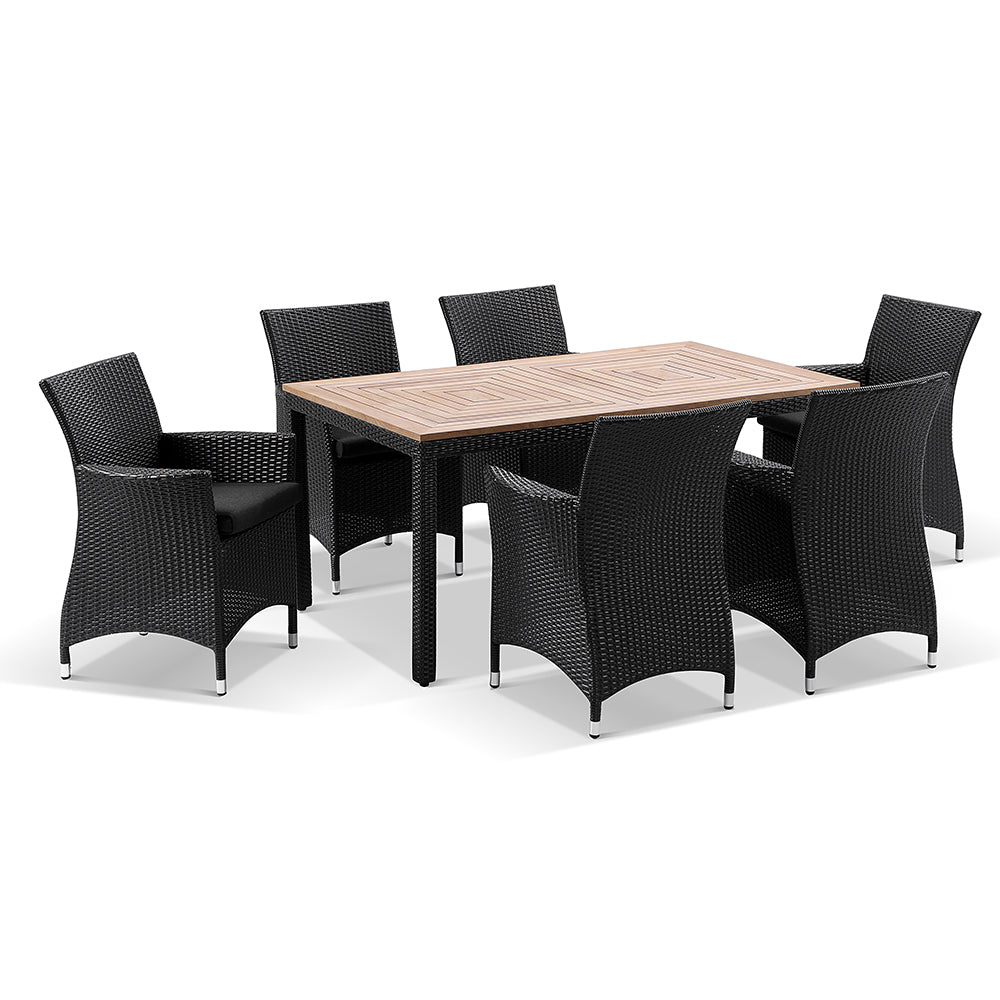 6 seater outdoor table