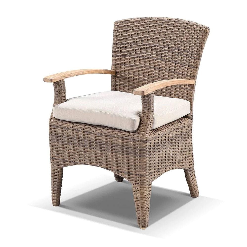 half moon wicker chair