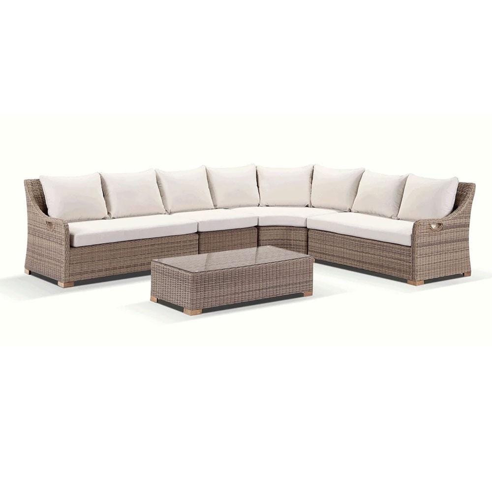 rattan corner sofa 8 seater