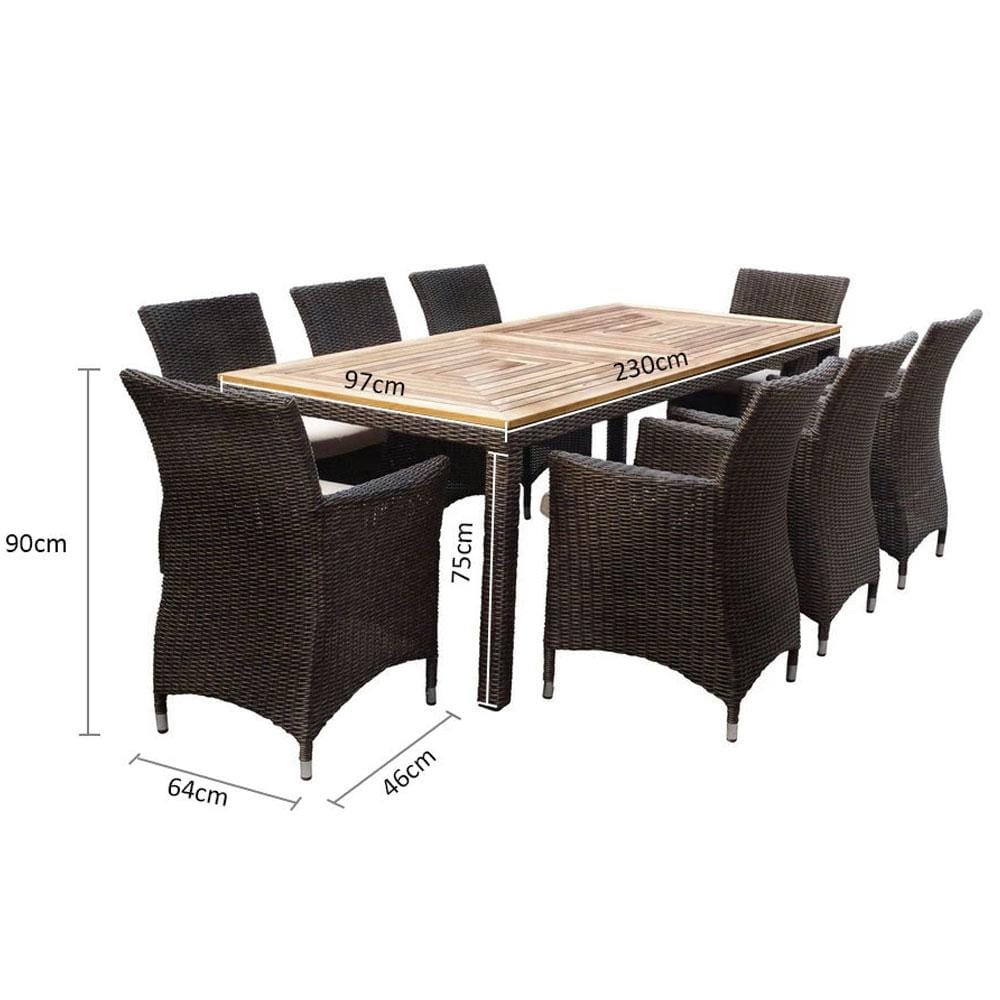 patio furniture dining set person with rectangle table