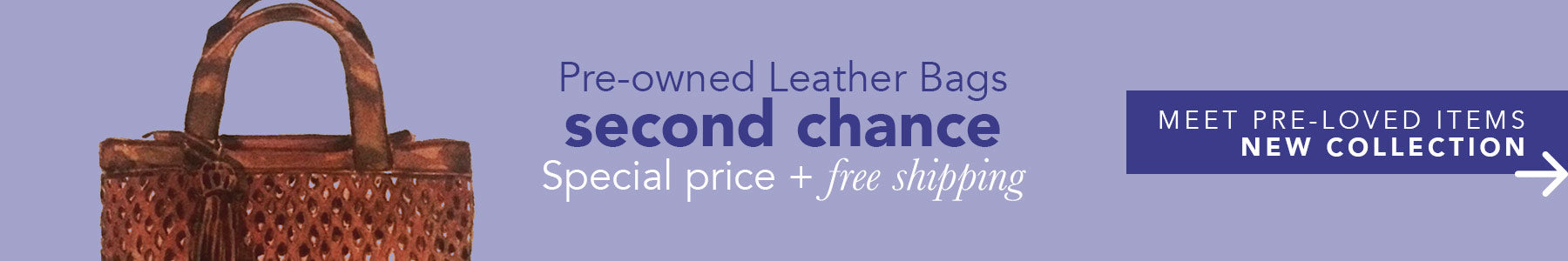 reduce waste with second chance leather bags
