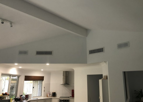 wall speakers match air vents