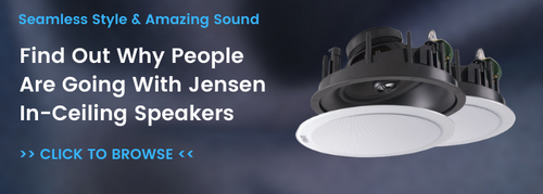 people are going with Jensen ceiling speakers