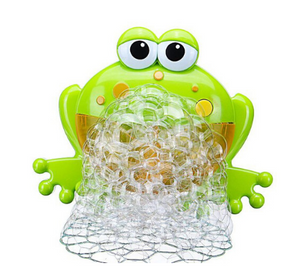 bath frog that makes bubbles