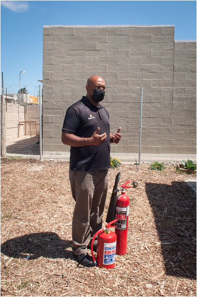 fire extinguisher training fisantekraal outreach project