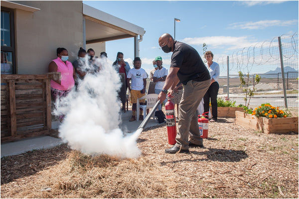 fire extinguisher training fisantekraal outreach project