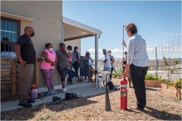 fire extinguisher training fisantekraal outreach project