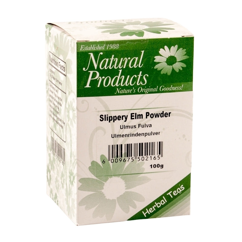 Slippery Elm Powder (Helmkraut; Ulmus fulva) - 100g - Essentially Natural product image