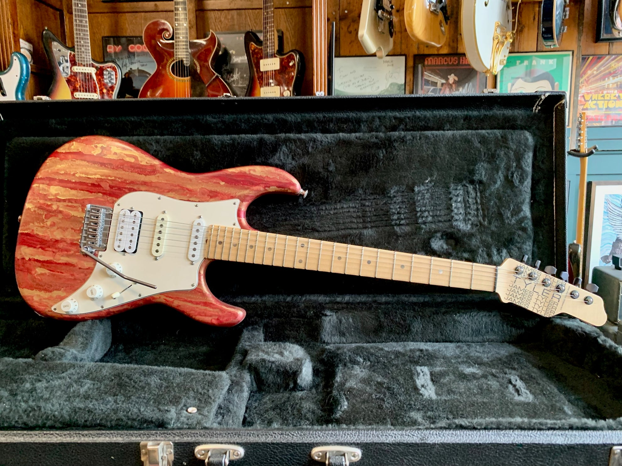 James Tyler Studio Elite Red Shmear - Some Neck Guitars