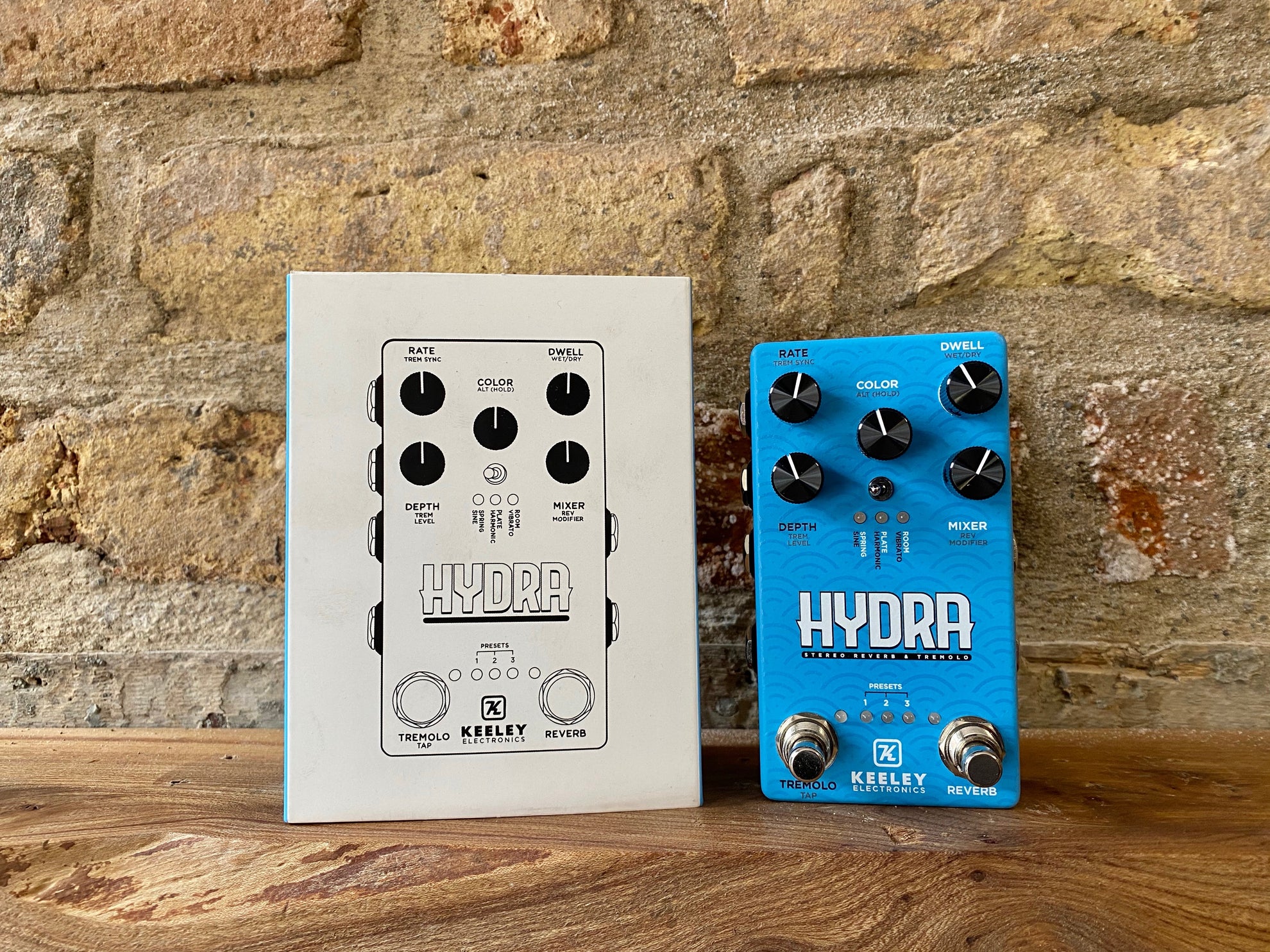 Keeley Electronics Hydra Stereo Reverb / Tremolo - Some Neck Guitars