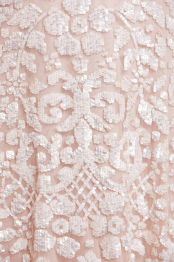 Aurelia Long Sleeve Gown – Pink | Needle & Thread
