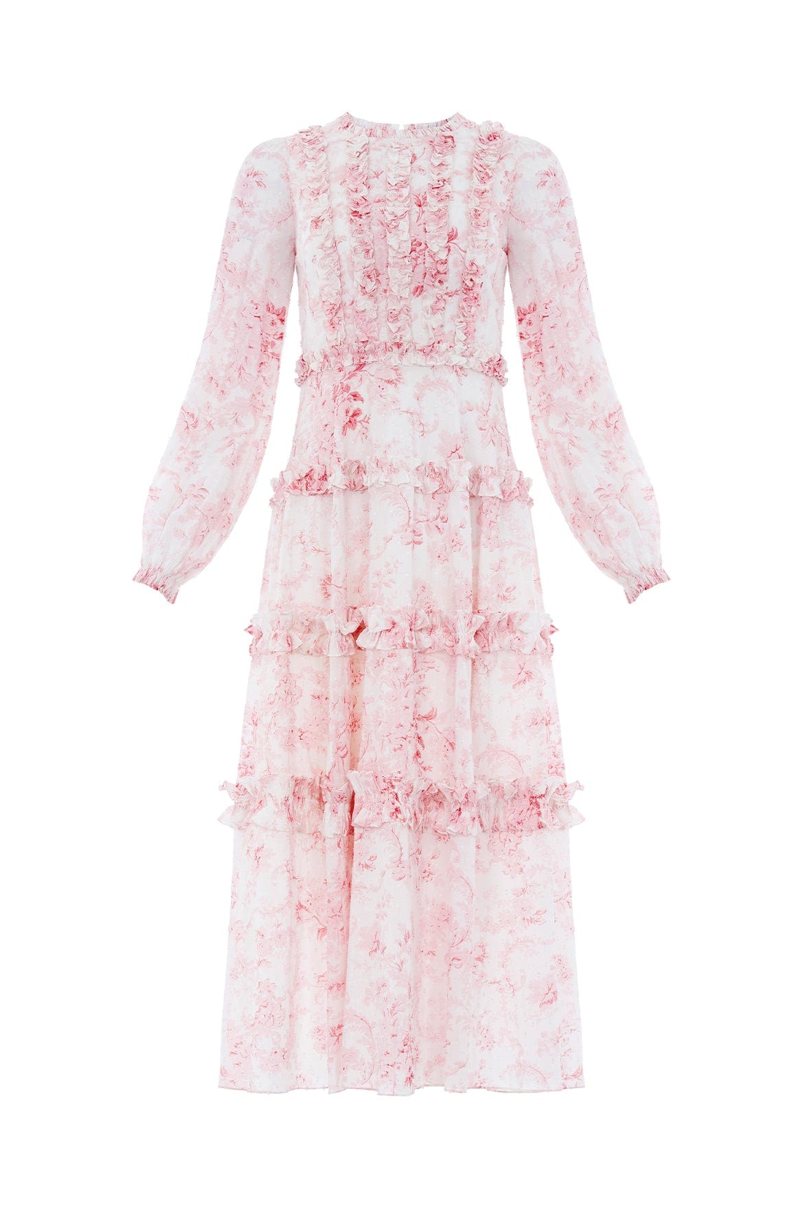 Fleur De Lis Esme Cotton Ankle Gown – Pink | Needle & Thread
