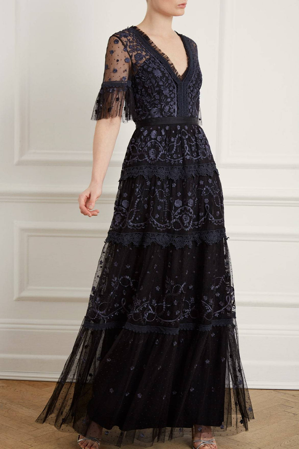 needle and thread midsummer lace gown