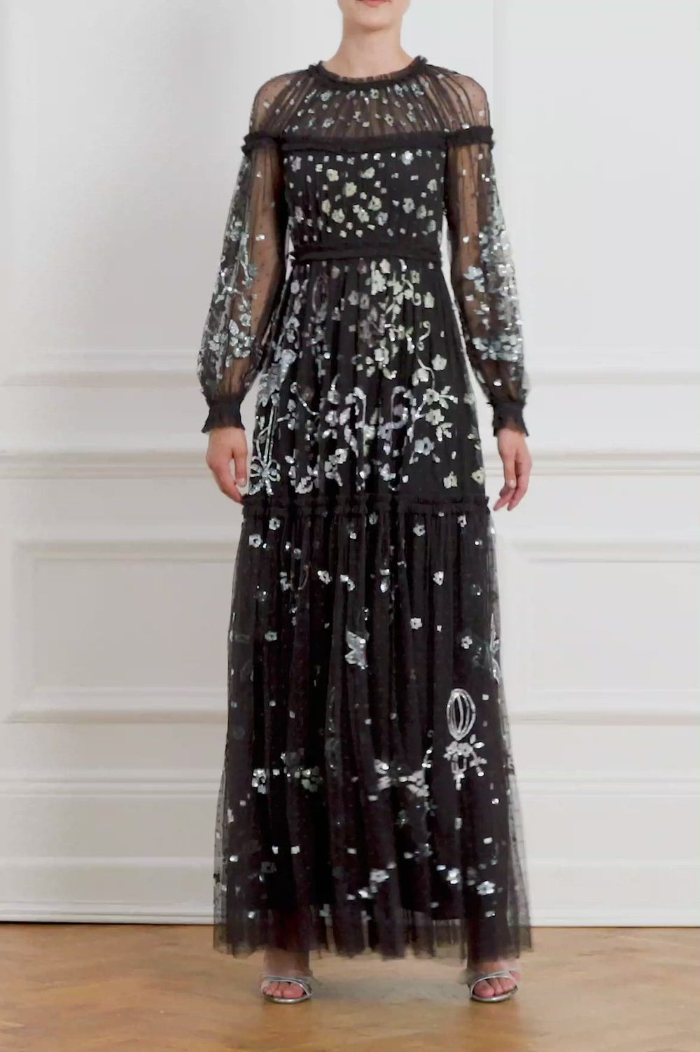 Delphine Sequin Gown