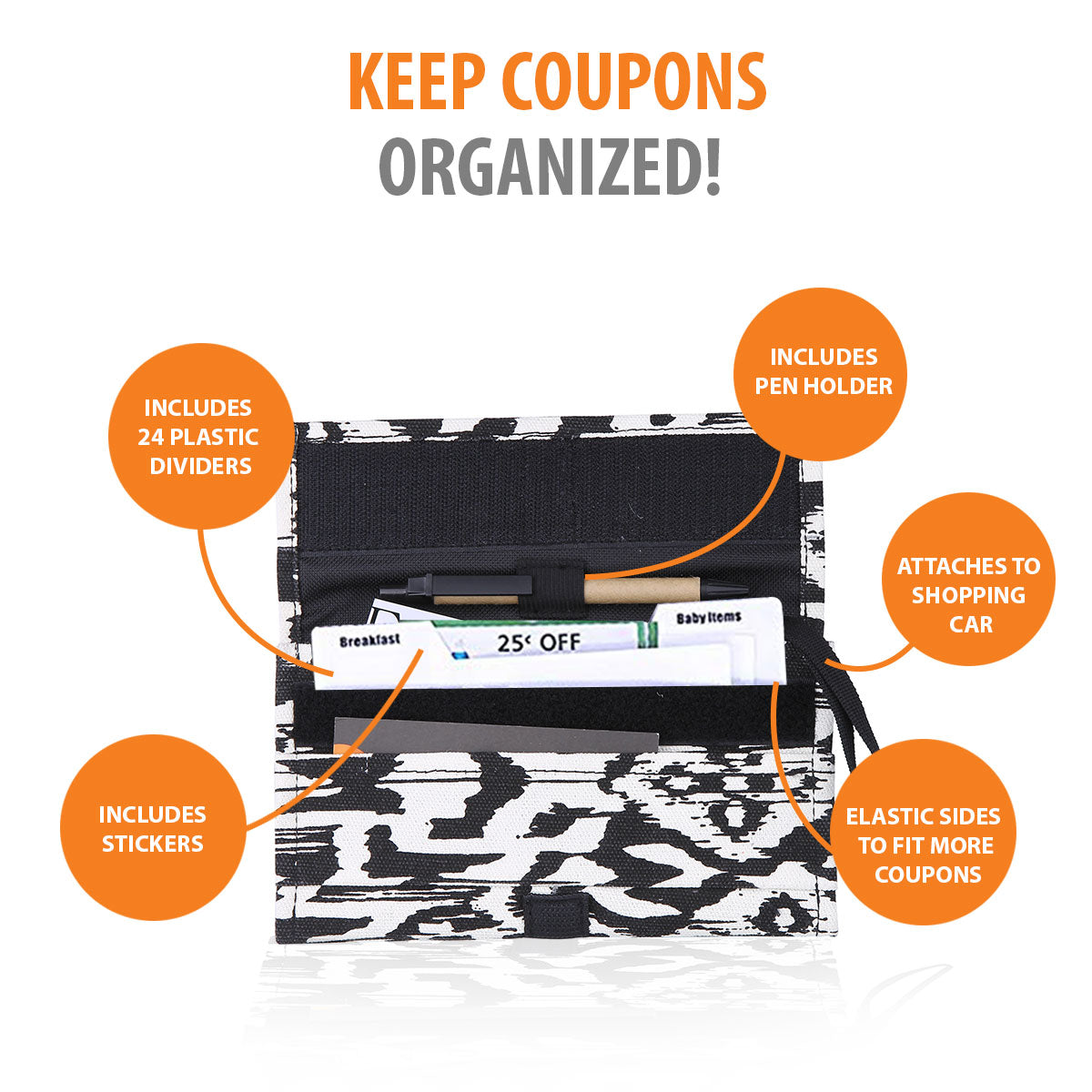 Modern Grocery Coupon Organizer - Wallet & Extreme Coupon Holder. Set – Budgetizer Corp