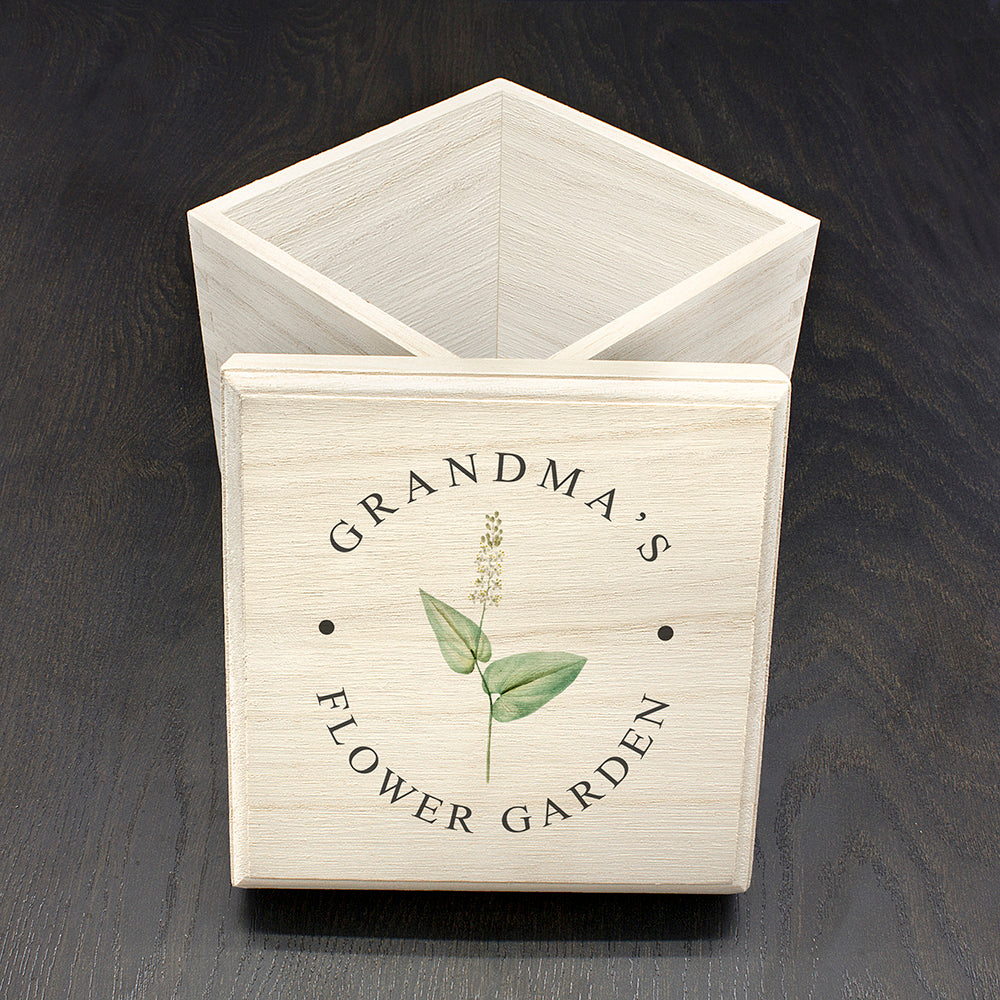 Personalised Garden Seed Box 