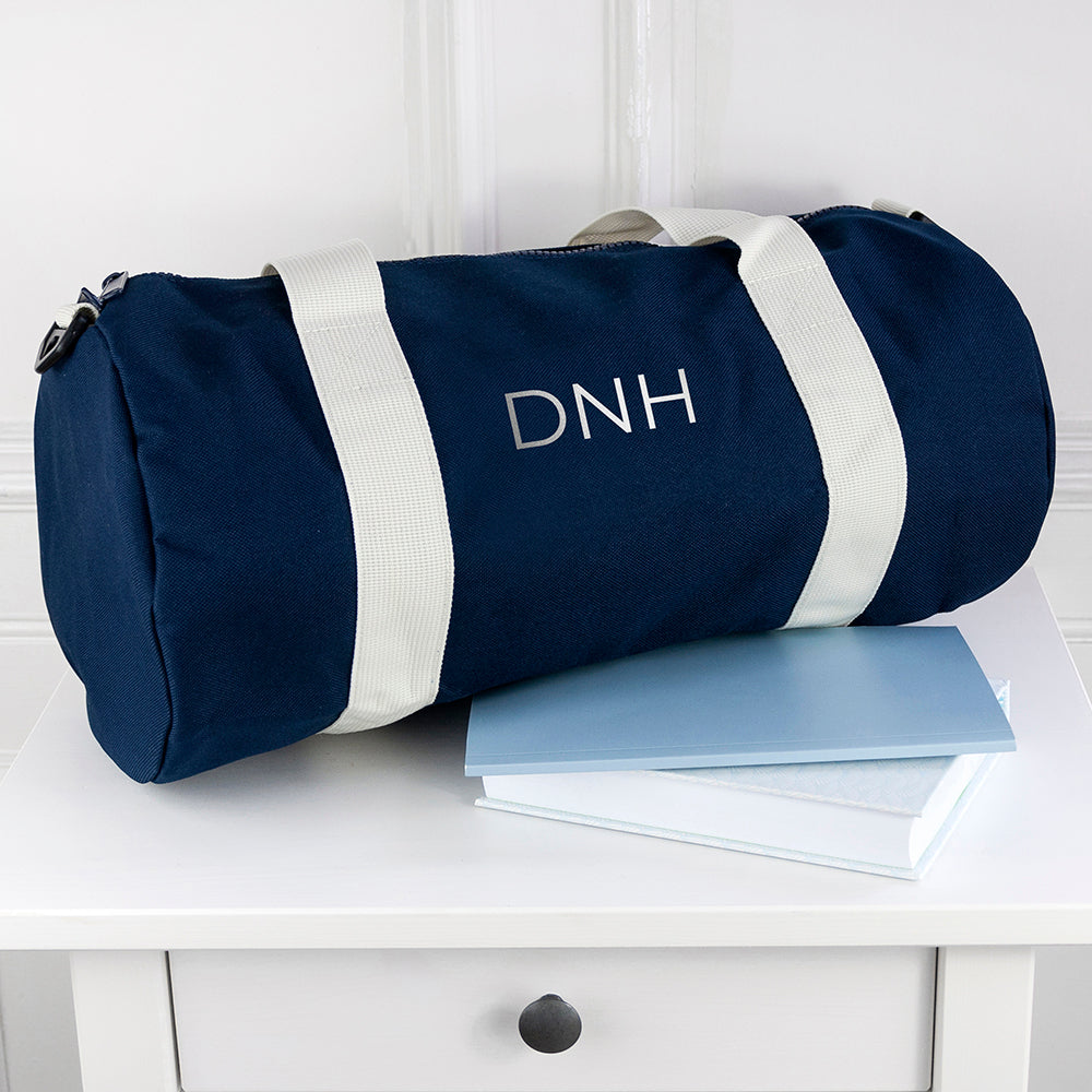 monogrammed gym bag