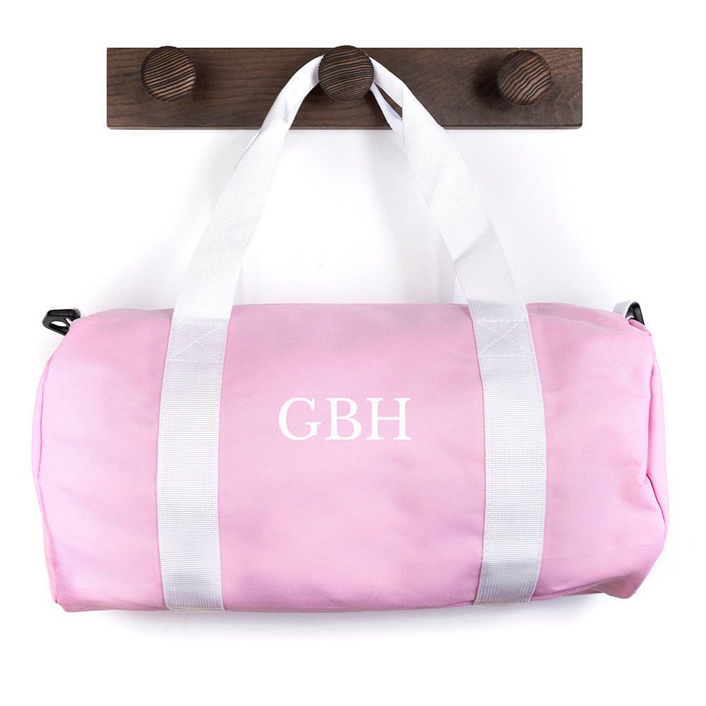 monogrammed gym bag