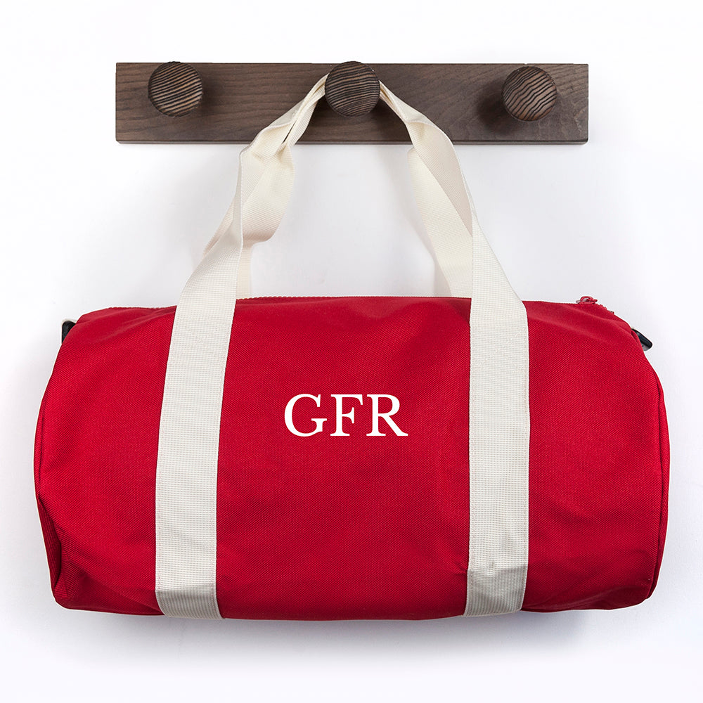 monogrammed gym bag