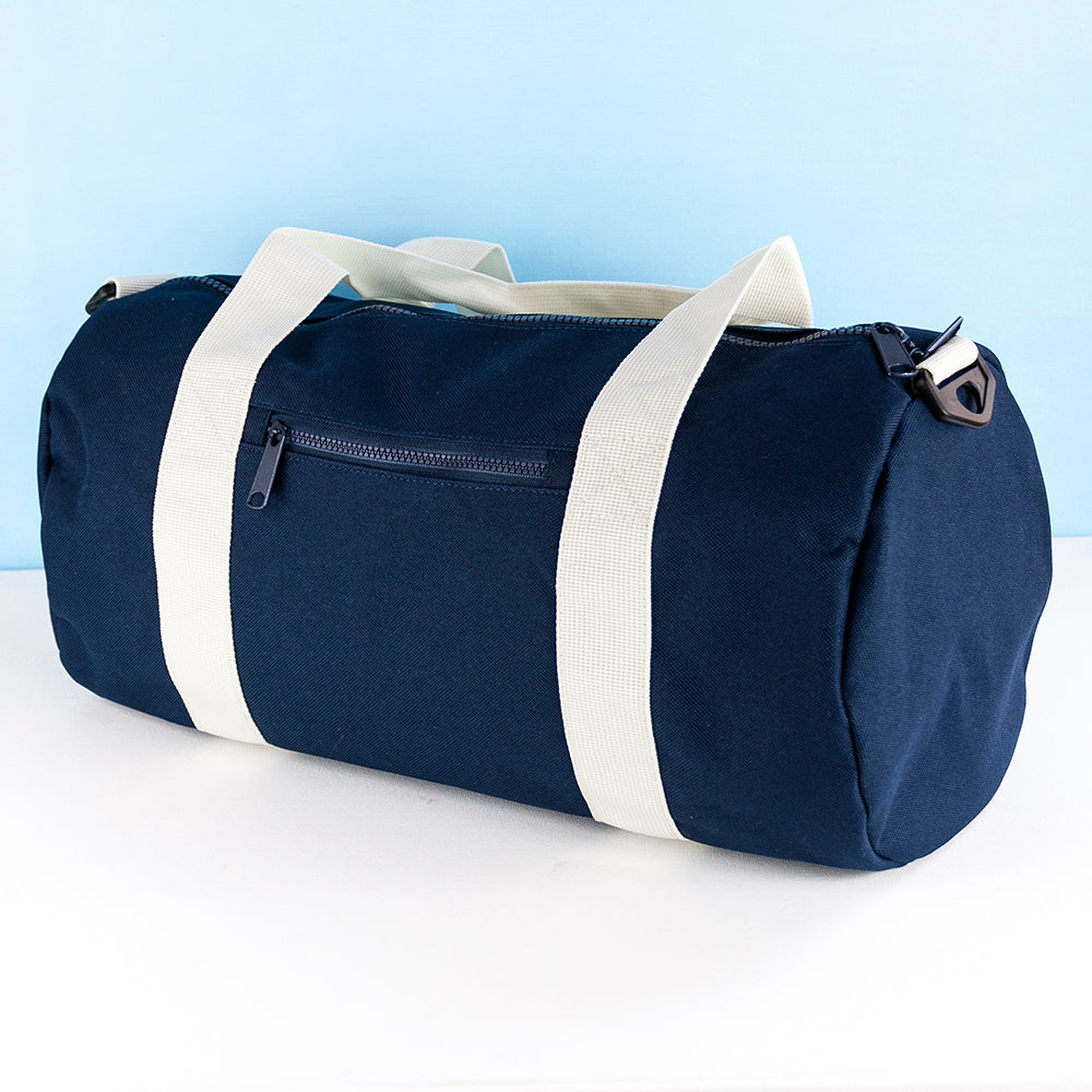 navy gym bag