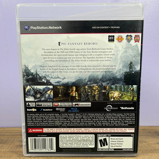  Elder Scrolls V: Skyrim (Greatest Hits) - Playstation 3 :  Bethesda Softworks Inc: Everything Else