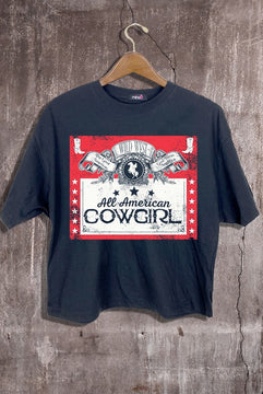 All American Cowgirl Tee