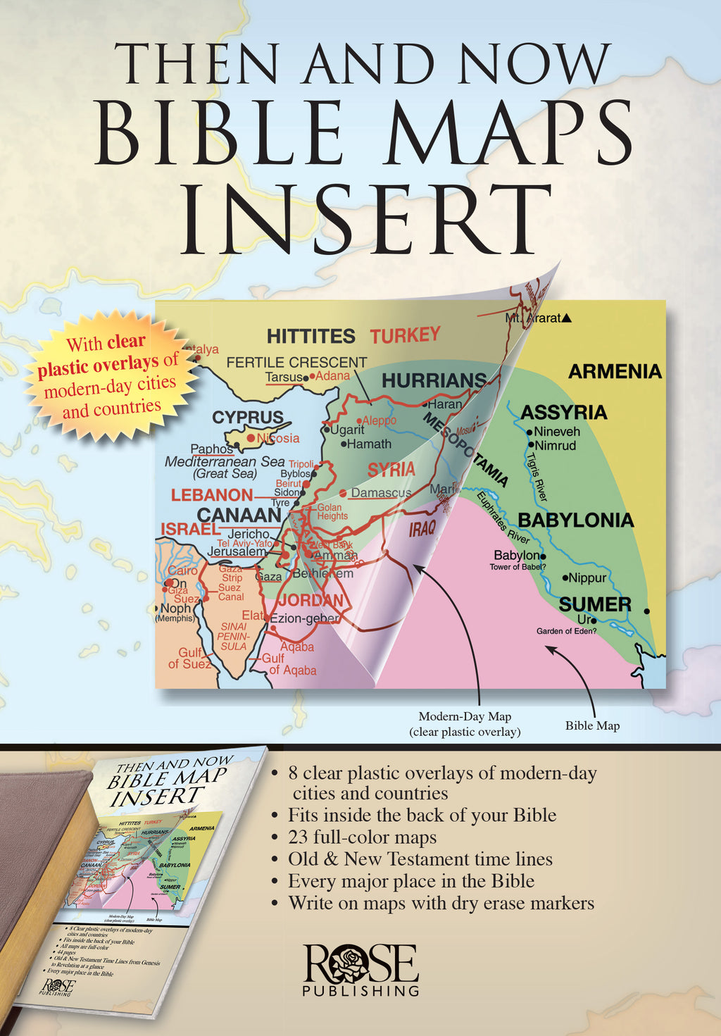 Rose Book of Bible Charts, Maps & Time Lines 10th Anniversary Editio