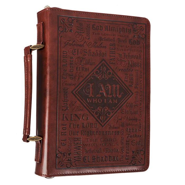 Bible CoverLux Leather Names Of God — Christian Gifts Outlet