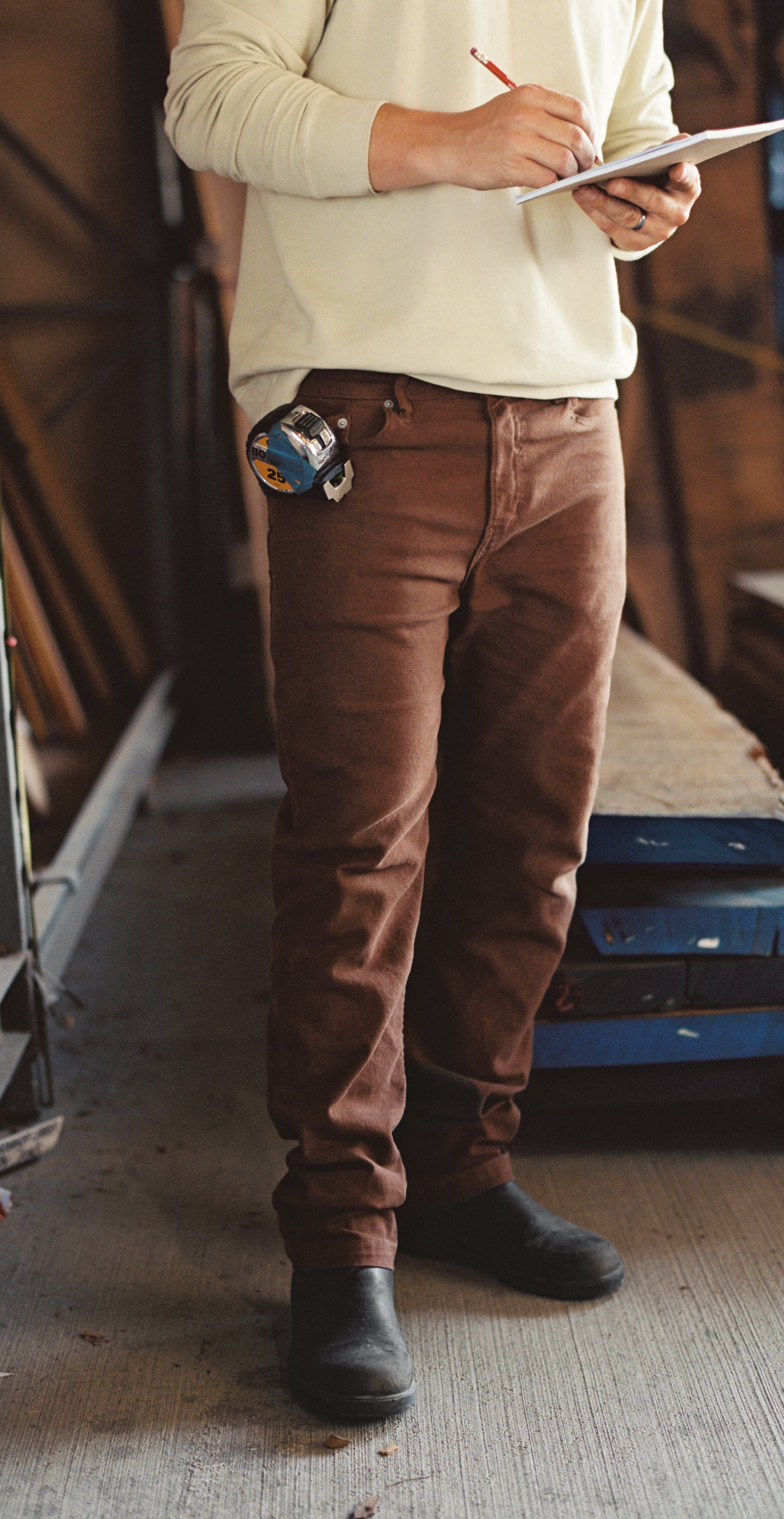 ASOS DESIGN tapered cargo pants in light brown with toggles | ASOS