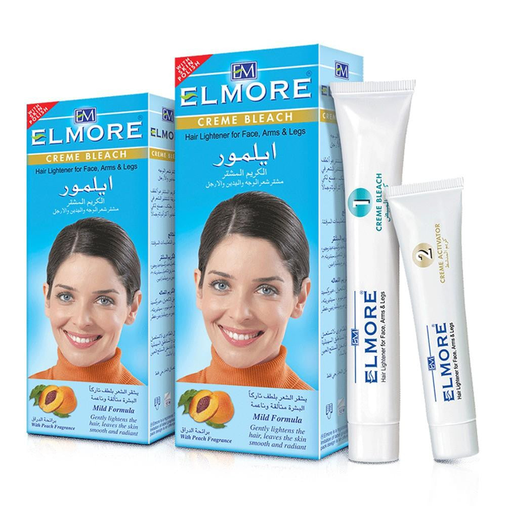 Elmore Cream Bleach Hair Skin Lightener 17g Chase Value Centre