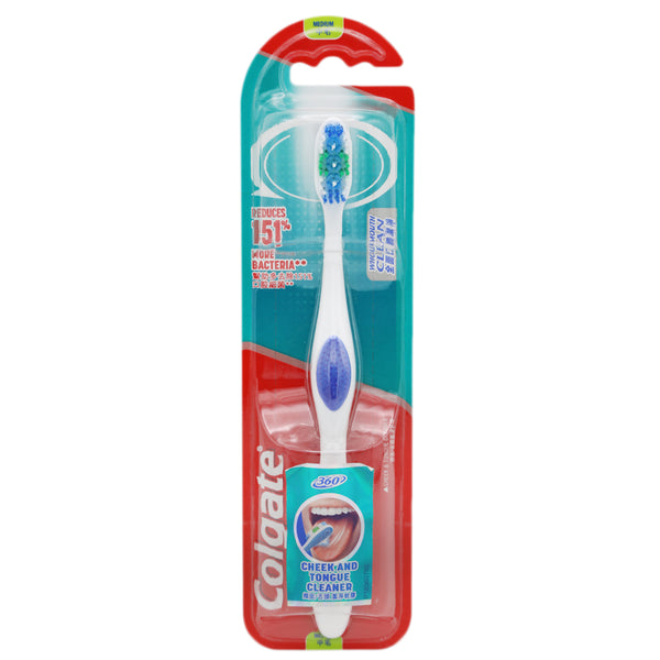 Colgate Tooth Brush 360 Degree M - Blue, Beauty & Personal Care, Oral Care, Chase Value, Chase Value