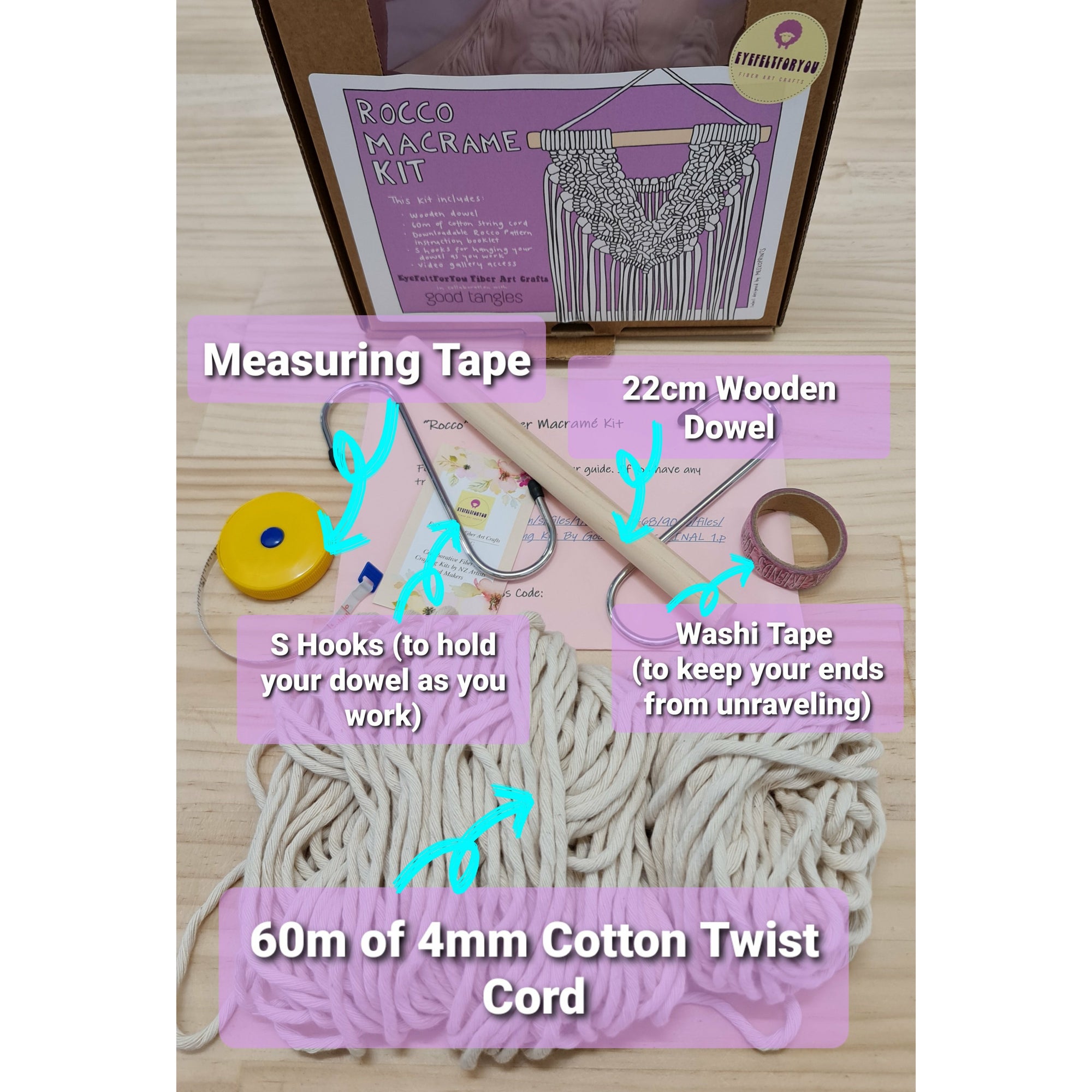 The Ring Macrame Kit – MUSEjar