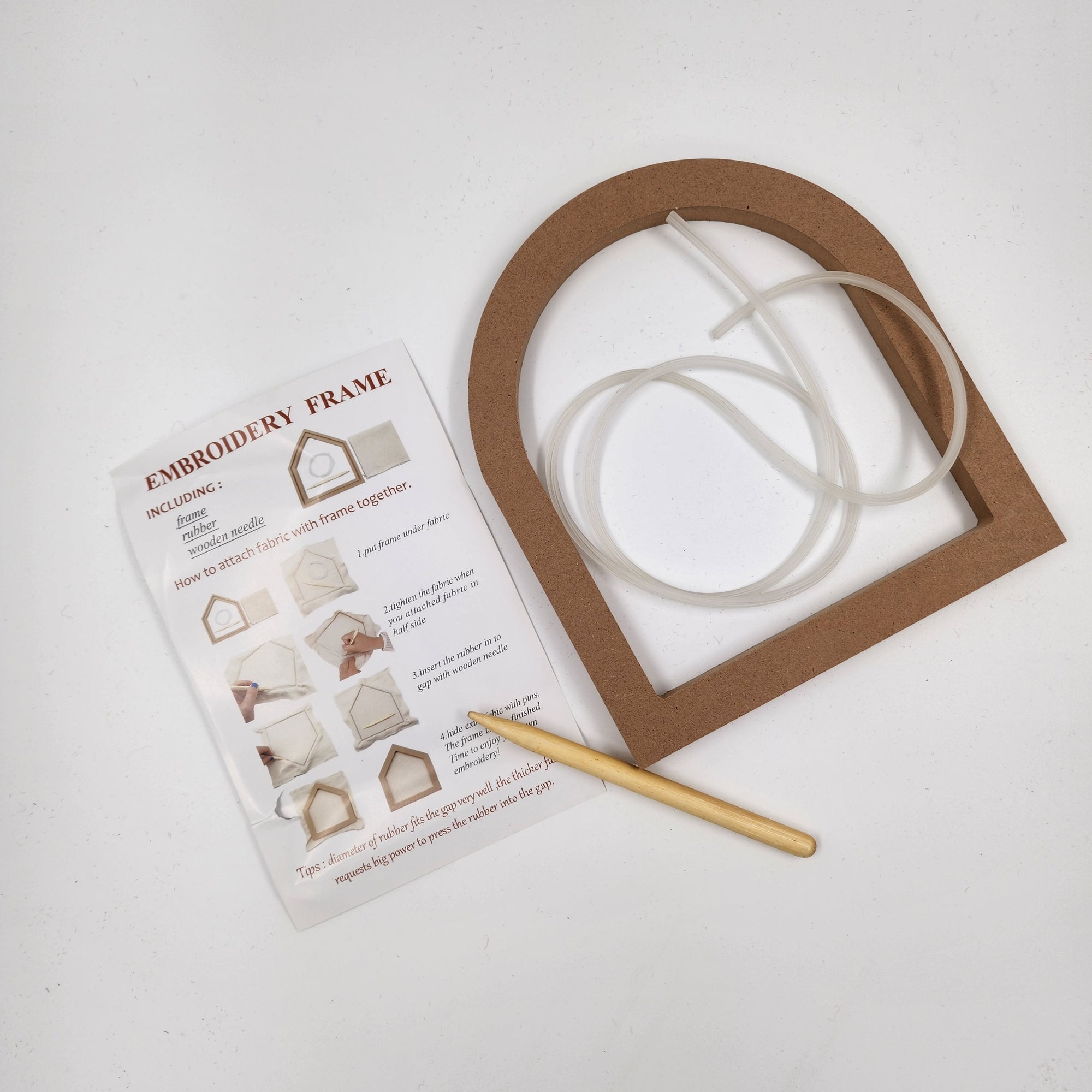 Square Non-Slip Frames for Punch Needle, Embroidery, Cross Stitch