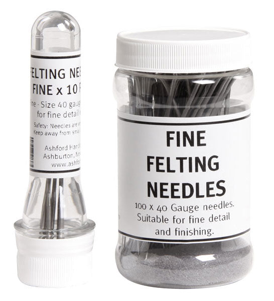 Fork Mix felting needles. Includes 38g, 40g, and 42g Fork needles. Choose  from 3, 6, 12, 24 or 48 needle packs.