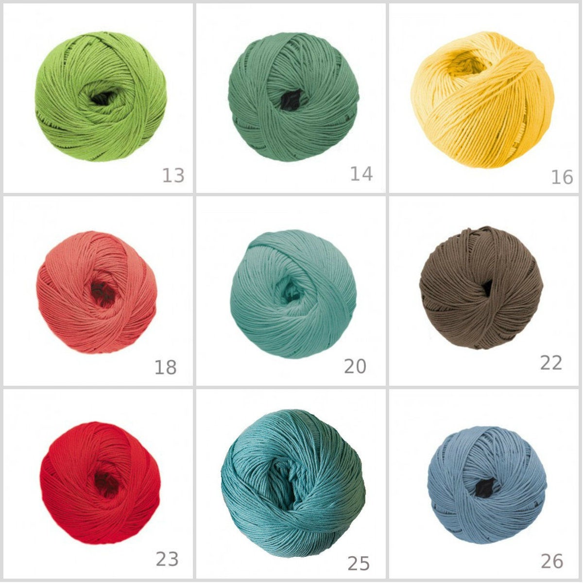 DMC Natura Just Cotton 60 Colours - All Things EFFY